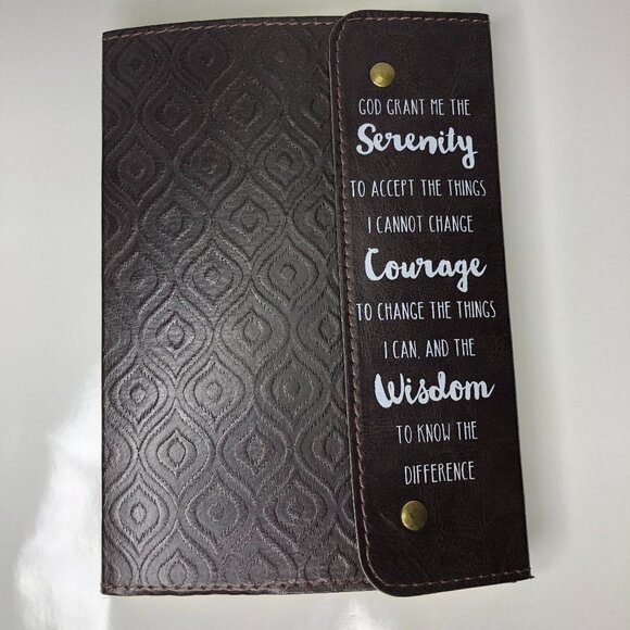 𝅺LEATHER Planner Gold Pages Trim New - Picture 1 of 5
